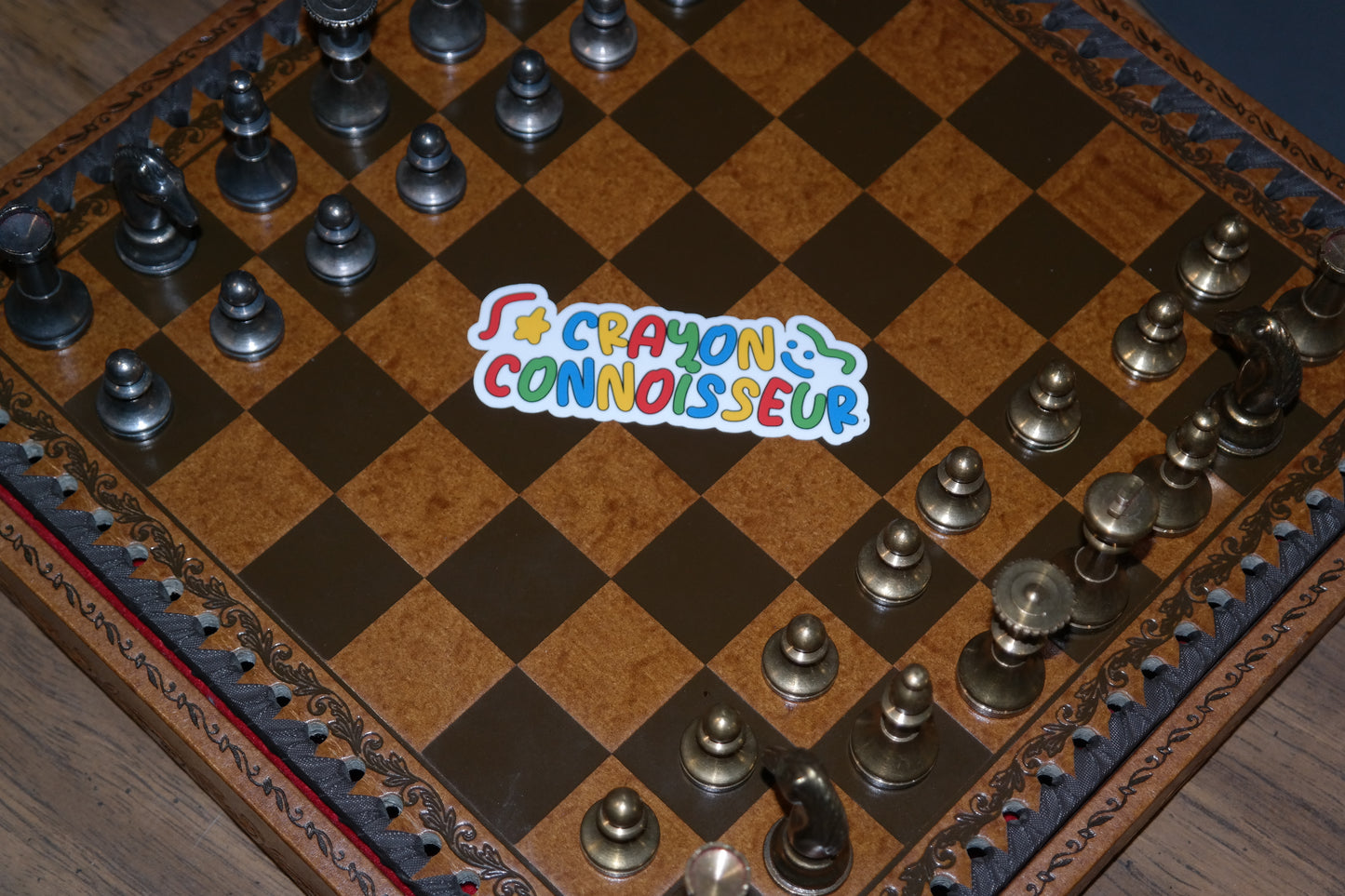 Crayon connoisseur sticker