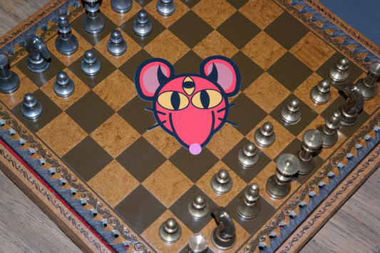 Demon rat sticker
