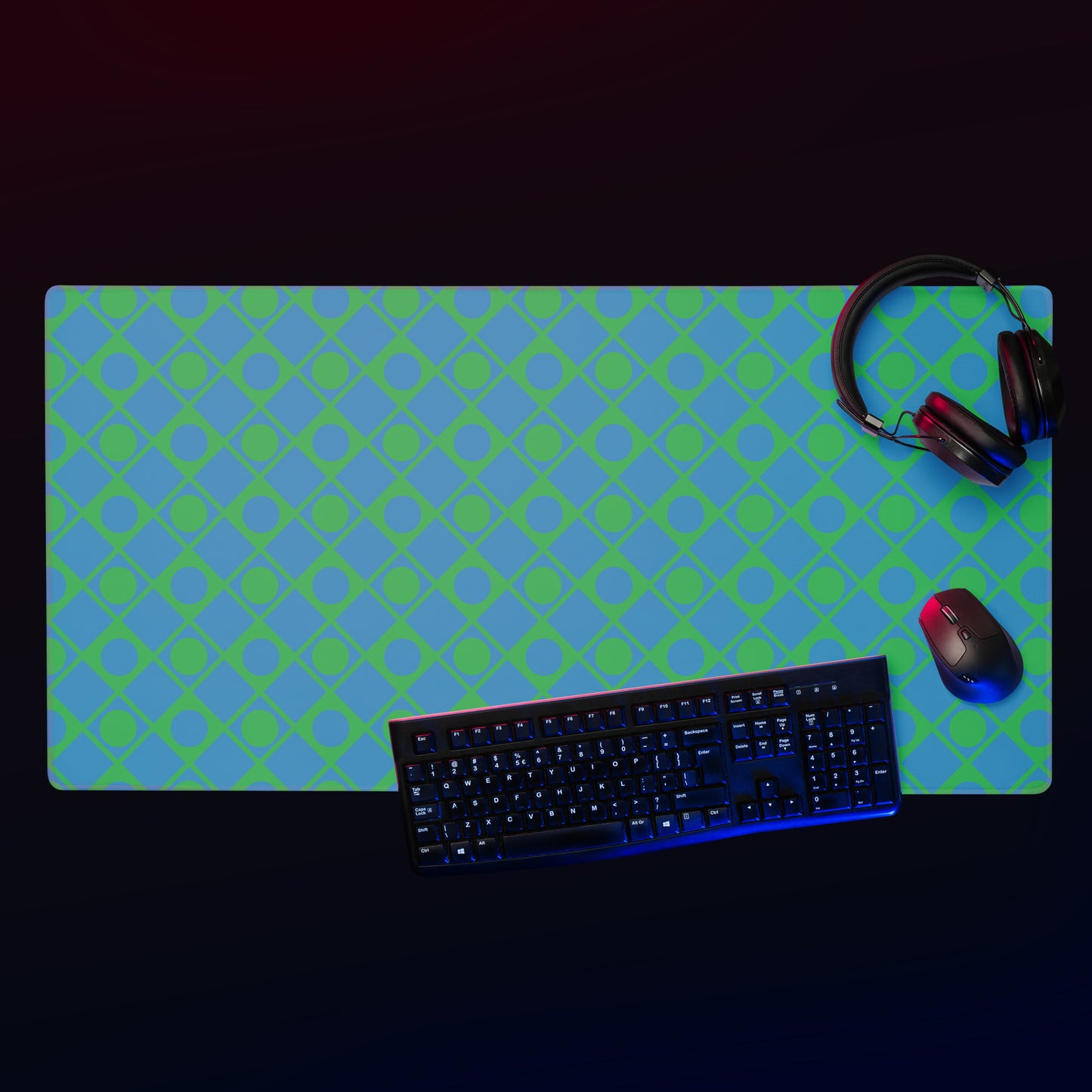 Sea Dot Desk Pad