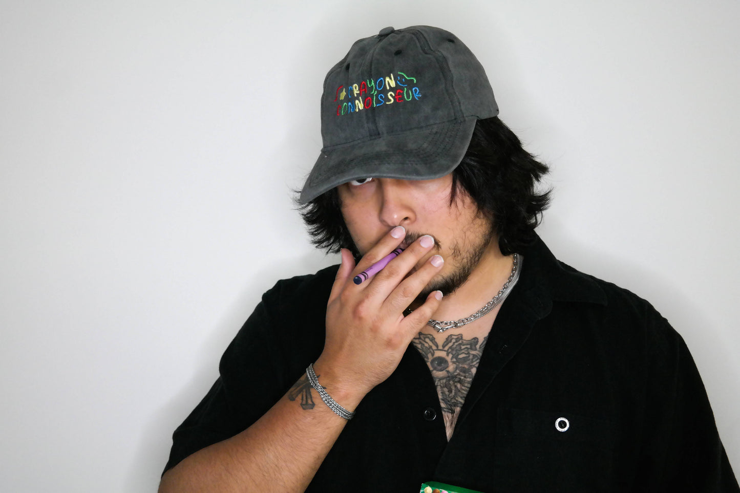 Crayon connoisseur dad hat