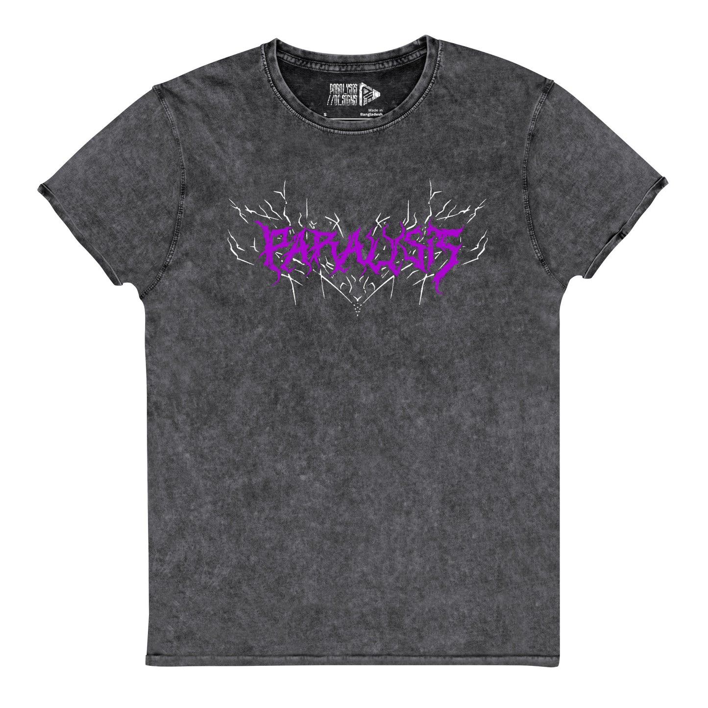 Paralysis Metal Stone Wash T-Shirt