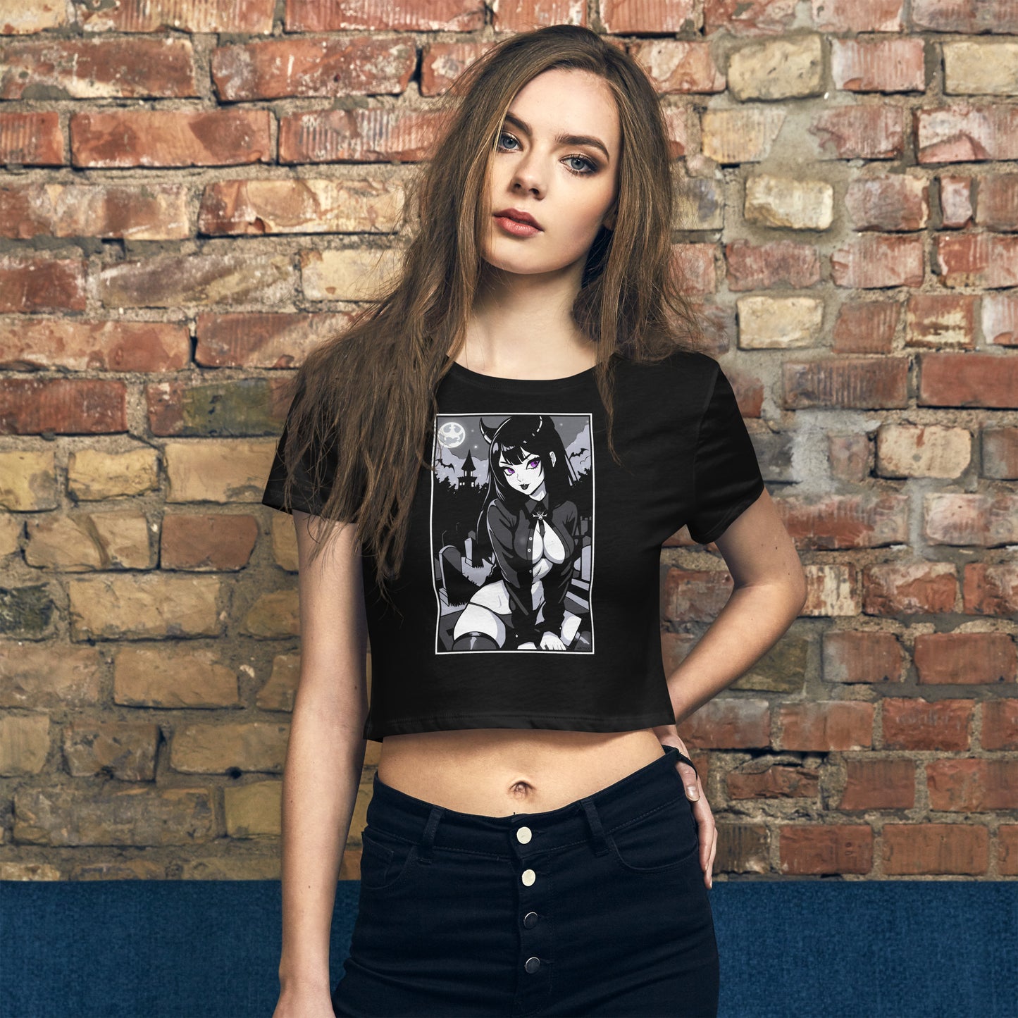 Graveyard Girls: Sabrina Crop Tee