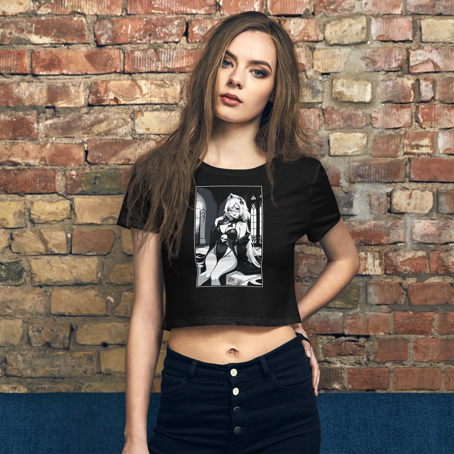 Graveyard Girls: Nelly Crop Tee