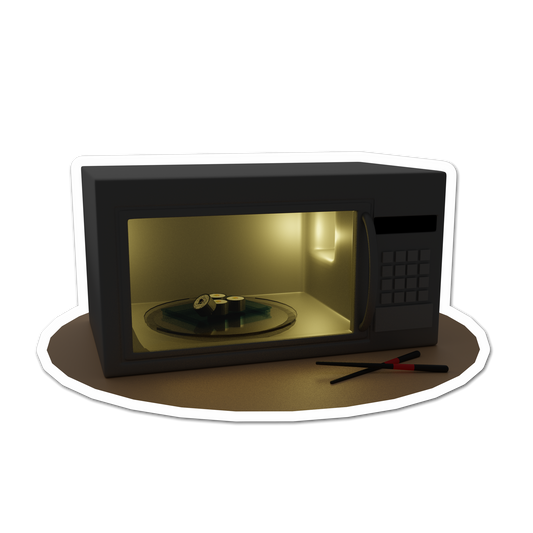 Microwave Sushi Sticker