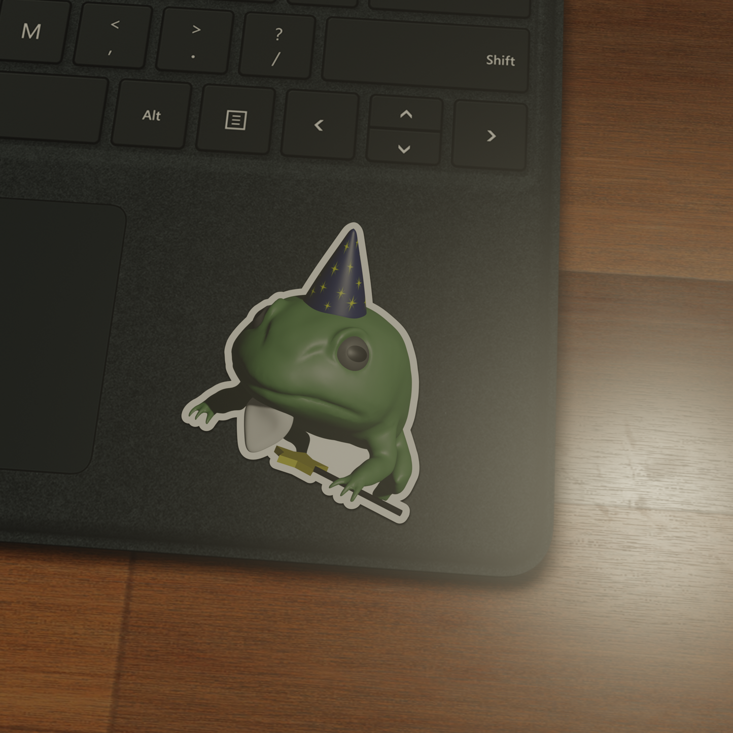 Wizard Frog Sticker