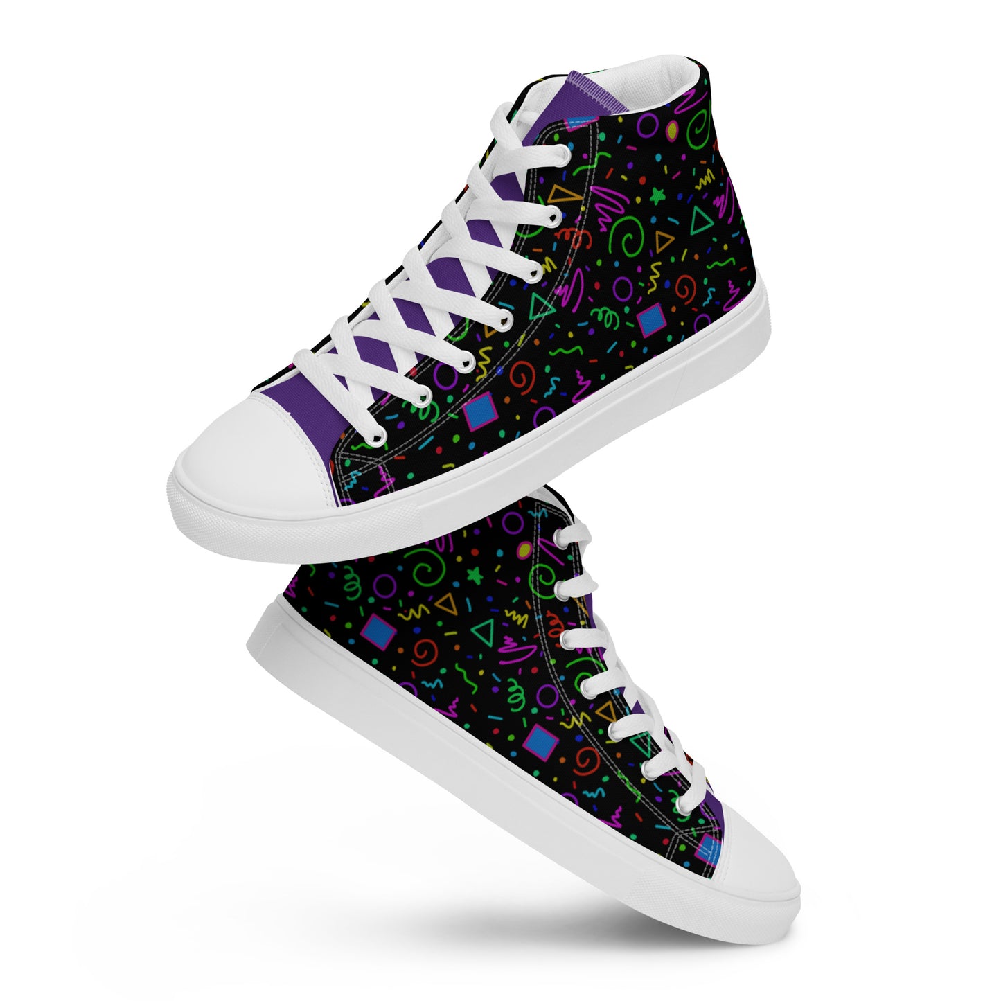 Arcade Carpet Men’s high top canvas shoes