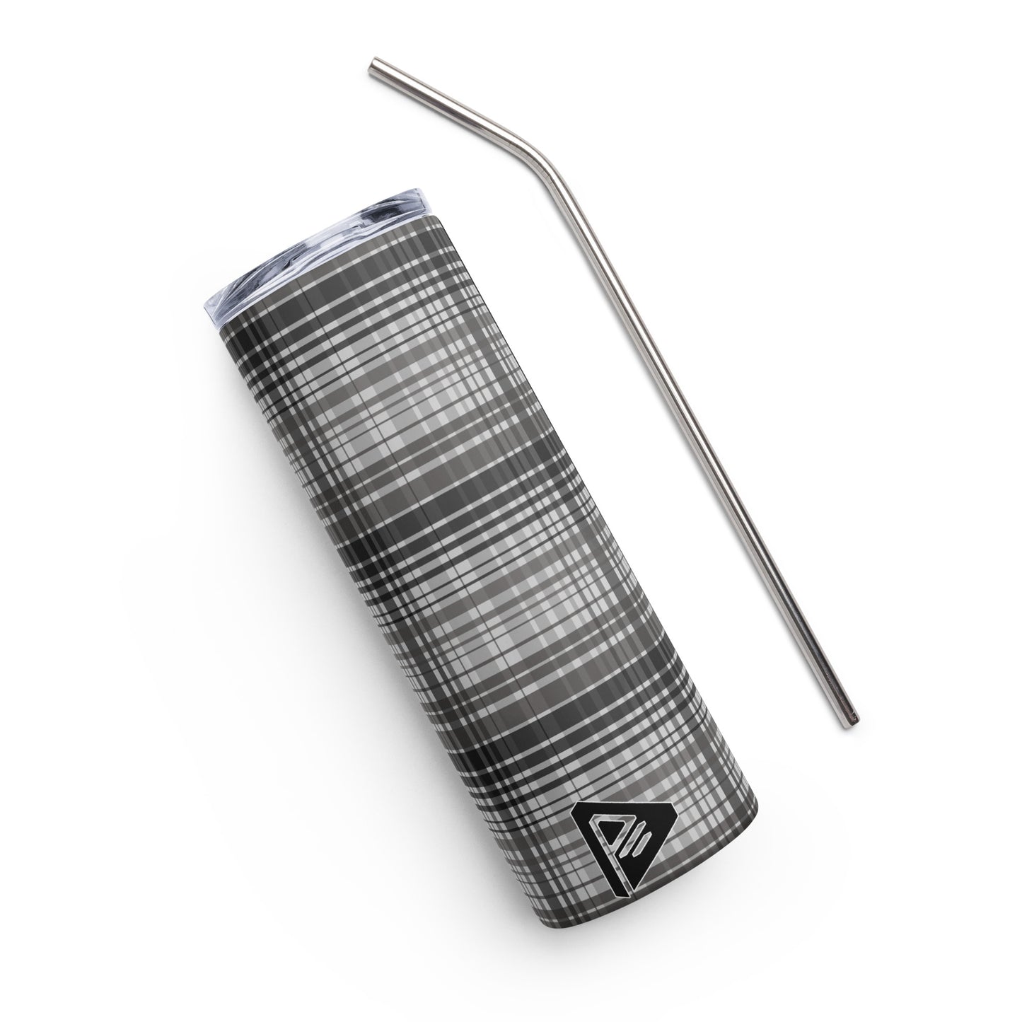 Plaid Stainless steel tumbler