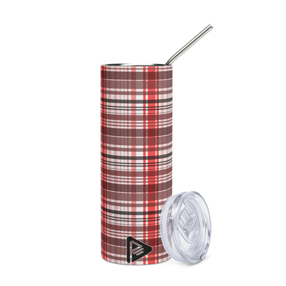 Plaid Stainless steel tumbler